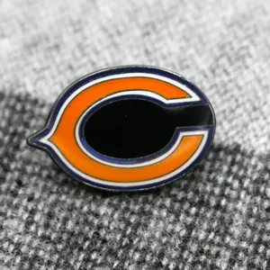 Insignia <span class=keywords><strong>de</strong></span> los Osos <span class=keywords><strong>de</strong></span> <span class=keywords><strong>Chicago</strong></span>, broche <span class=keywords><strong>de</strong></span> Metal impreso Digital, joyería temática deportiva para Pin <span class=keywords><strong>de</strong></span> solapa, fabricante <span class=keywords><strong>de</strong></span> NFLTeams Logo, gran oferta - Product Image 1