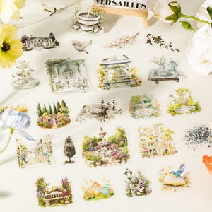 สติกเกอร์สัตว์เลี้ยงธีมสวนหลังบ้านของ Versailles Collection 6ให้เลือก25แผ่นต่อแพ็ค - Product Image 4