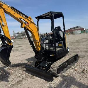 Mini-excavatrice Sany 26U d'occasion, 90% neuve, 3 tonnes, avec cabine ouverte et chenilles en caoutchouc, à vendre. - Product Image 4
