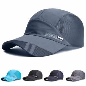 Wholesale Men's Lightweight <b>Baseball</b> Hat Breathable Outdoor Quick Dry Sports <b>Baseball</b> <b>Cap</b> - Product Image 1