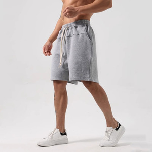 Shorts de sport pour hommes en coton 100% de haute qualité fabriqués en usine, shorts vierges en molleton français en gros - Product Image 1