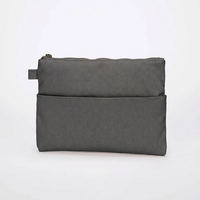 Damesmode fruitpatroon ritssluiting zachte handgreep clutch cosmetische tas katoenen canvas