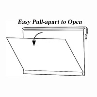 Étagère transparente en PVC Clip en plastique Étagère en PVC transparent Talker Prix Canal Étiquette Bande de données Porte-étiquette de billet