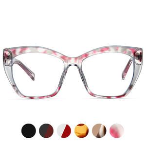 87285 Montura de Gafas Cuadradas TR90 con Protección Anti Luz Azul, Montura Completa, Unisex, Gafas de Moda para Uso Diario - Product Image 3