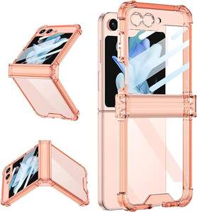 Pour Samsung Galaxy <span class=keywords><strong>Z</strong></span> <span class=keywords><strong>Flip</strong></span> 7 étui avec charnières TPU cadre goutte Airbag Transparent Sam <span class=keywords><strong>Z</strong></span> <span class=keywords><strong>Flip</strong></span> 6 5 <span class=keywords><strong>4</strong></span> 3 petit écran protecteur couverture - Product Image 6