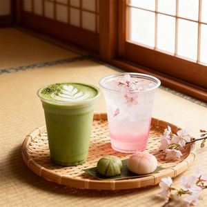 แก้วน้ำเย็นแบบใช้แล้วทิ้ง PET ผนังเดียว ขนาด 16oz 18oz 98 มม. สำหรับร้านกาแฟและเครื่องดื่ม ขายดี รับผลิตตามแบบ - Product Image 3