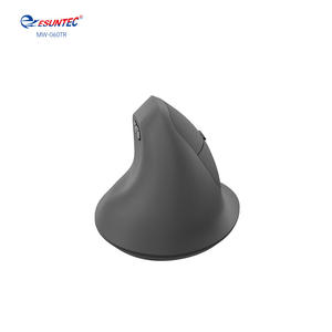 <span class=keywords><strong>Souris</strong></span> verticale sans fil OEM double mode 2.4G & BT, 6 boutons, ergonomique, rechargeable, suivi optique, silencieuse, pour PC droitier, en stock - Product Image 5