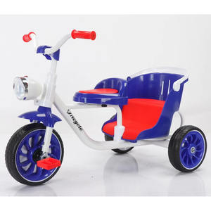 Tricycle pour enfants tricycle enfant à 3 roues vente chaude tricycle pour enfants/vente en gros de tricycle jouet pour <span class=keywords><strong>b</strong></span>é<span class=keywords><strong>b</strong></span>és jumeaux vélo double siège - Product Image 4