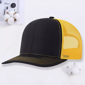 베스트셀러 6패널 코튼 스트라이프 메쉬 아웃도어 트러커 모자 - Product Image 3