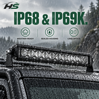 HSSH LED-Lichtleiste 6-50 Zoll 30W-250W Einreihige Linsenoptik Kombi-Strahl Offroad-Fahrlicht für LKW SUV Jeep 4x4