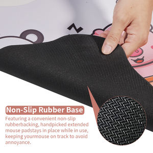 Alfombrilla de Ratón de Goma Personalizada Resistente al Agua y a los Arañazos con Reposamuñecas, Diseño de Juego, Logotipo Personalizado, Postimpressionista de Van Gogh - Product Image 3