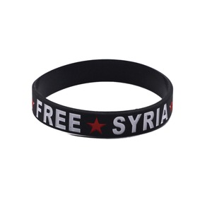 Pulsera de goma personalizada de 12mm de ancho con pulseras de silicona para diferentes banderas nacionales utilizadas como regalos publicitarios promocionales - Product Image 4