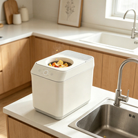 Composteur électrique intelligent pour cuisine, sans odeur, auto-nettoyant, machine à transformer les déchets alimentaires en engrais