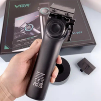 Nouveau Design VGR V-001 Tondeuse de Barbier Électrique Rechargeable, Machine à Couper les Cheveux