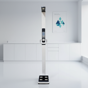 Báscula <span class=keywords><strong>de</strong></span> Plataforma Ultrasónica <span class=keywords><strong>de</strong></span> Precisión <span class=keywords><strong>con</strong></span> <span class=keywords><strong>Medidor</strong></span> <span class=keywords><strong>de</strong></span> Altura, Báscula <span class=keywords><strong>de</strong></span> <span class=keywords><strong>Grasa</strong></span> <span class=keywords><strong>Corporal</strong></span>, Báscula <span class=keywords><strong>de</strong></span> IMC, Báscula <span class=keywords><strong>de</strong></span> Altura y Peso, 300 kg - Product Image 2