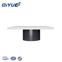 Qiyue Haute Qualité Ventilaion Nouvelle Fabrication En Gros ABS 150mm Évent Carré pour Système De Conduit D'air