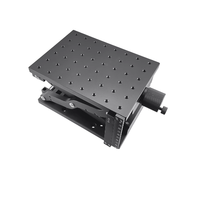 Plate-forme de levage manuelle de type ciseaux à axe Z avec grande course et capacité de charge élevée, précision optique fine