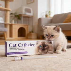 Tek Kullanımlık Kedi İdrar Kateteri, Kedi Üretra Kateteri, Stiletli Kedi İdrar Kanalı Kateterleri - Product Image 2