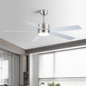 Tùy Chỉnh Nhà Máy Bán Buôn Hiện Đại Trong Nhà Acrylic Chụp Đèn Với 5 Kẹp Lưỡi Led Ánh Sáng Quạt Trần Điều Khiển Từ Xa - Product Image 1