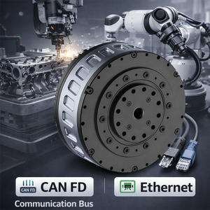 CANFD+Ethernet +CANFD ชุดลดความเร็วรอบไซโคลอไดล์แรงบิดสูงแบบ Dwarf สำหรับข้อต่อหุ่นยนต์ ระบบสื่อสาร CANFD+Ethernet - Product Image 1