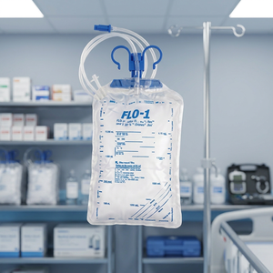 Sac de drainage urinaire stérile jetable de 500 ml avec support pour hôpital et soins à domicile - Product Image 2