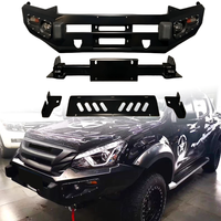 Pare-chocs avant tout-terrain en acier robuste / pour treuil pour Isuzu D-Max (2017-2019 Facelift) Autres accessoires extérieurs