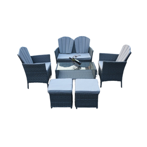 Modern Rattan Sofa Set Furniture Comfortable Outdoor <strong>Garden</strong> Sofa for Dining Living Courtyard Hot Sale in <strong>UK</strong> Market - Product Image 1