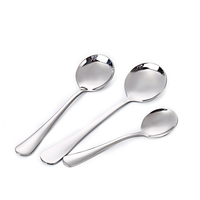 Ensemble de cuillères à dîner de 8,07 pouces, cuillères en acier inoxydable, couverts durables, cuillère à dessert