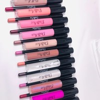 Make Your Own Beauty Lip Set Private Label Brillant à Lèvres pigmenté végétalien sans cruauté avec kit de doublure