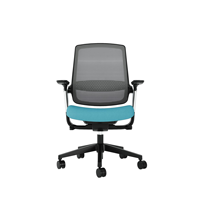 Chaise de bureau WINN en nylon maillé avec accoudoirs 3D réglables, support lombaire, vérin à gaz classe 4, dossier haut, idéale pour le bureau, la maison, l'atelier ou la chambre