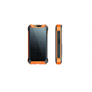 แบตสำรองพกพาไร้สายกันน้ำ 20000mAh พร้อมหน้าจอ LED แสดงผลพลังงานแสงอาทิตย์ รองรับการชาร์จเร็ว 15W ช่องเสียบ Micro USB และ Type-C - Product Image 4