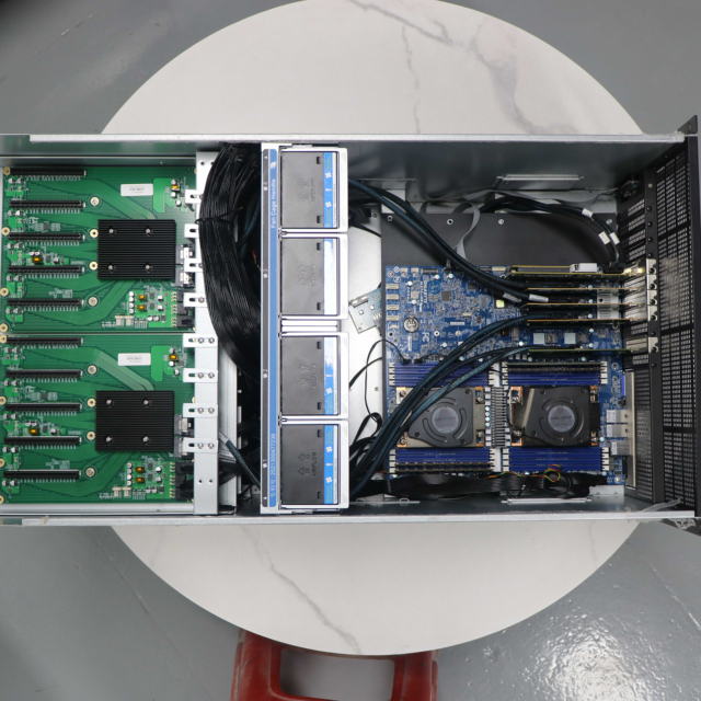 Suqiao 8U Chassis 16-GPU Server Barebone System Rack Computer Suit for V100 3090 4090 Stock Used