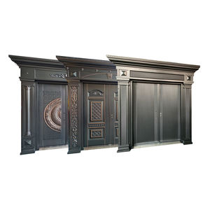 TECHTOP-Puertas dobles de acero personalizadas, industriales, comerciales, residenciales, modernas, clásicas, de doble hoja, resistentes, de acero, duraderas - Product Image 6