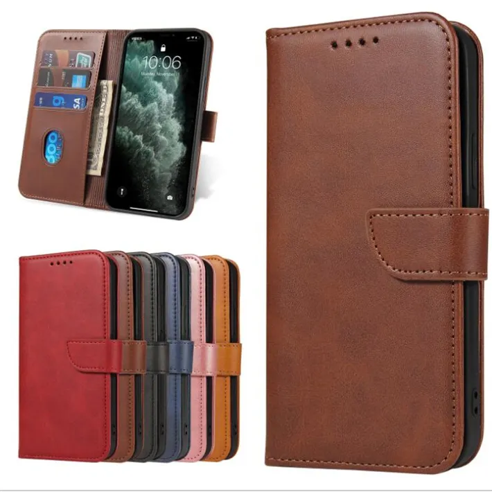 Magnetic Leather Flip Wallet Phone Case Cover for iPhone 13 12 11 11 pro 11 pro max xs xr xs max 8 8 plus