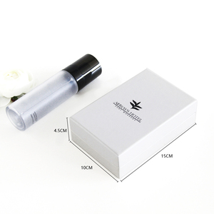 custom logo printing eye drops serum mascara lipgloss lip balm packaging box