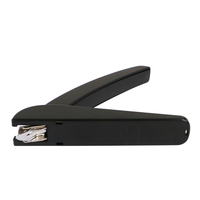 Eagle 1039L Mini agrafeuse à main en métal et plastique noire avec logo personnalisé