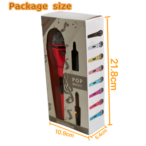 Profesyonel B-368 kablolu vokal mikrofon için 6.35MM <span class=keywords><strong>Jack</strong></span> taşınabilir el Metal mikrofon ile KTV & Karaoke şarkı - Product Image 5