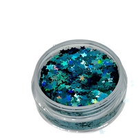 3 mm sternaaldglitter laserpailletten meerkleurig vijfpuntig glitterstof voor nail art kerstdecoratie