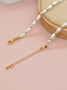 Go2boho accessori <span class=keywords><strong>di</strong></span> Design 2024 lunghi per la festa della mamma <span class=keywords><strong>perle</strong></span> <span class=keywords><strong>finte</strong></span> alla moda con la mamma ciondolo collane per le donne regali eleganti per la mamma - Product Image 4