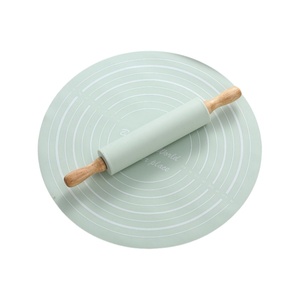 Hoàn hảo bền không dính <span class=keywords><strong>Silicone</strong></span> cán <span class=keywords><strong>Pin</strong></span> cho cán bột bánh Pizza để nướng và nhào bánh ngọt bảng - Product Image 1