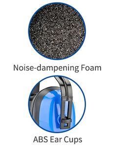 पोम फोल्डेबल शोर कम करने वाले हेडफ़ोन सुनने की सुरक्षा के लिए 22 EN352-1 एनीसी प्रमाणित औद्योगिक उपयोग - Product Image 4