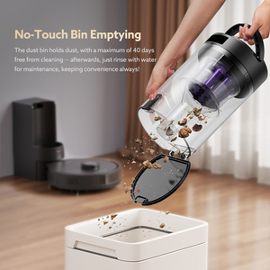 Robot Vacuum and Mop Combo 3000Pa Strong Suction LDS <b>Mapping</b> WiFi App Control Wet & Dry Brushless Motor for Home Cleaning - Product Image 2