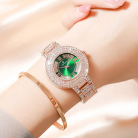 Montre à quartz en or rose de luxe pour femmes |   Alliage |   Bracelet en acier inoxydable |   Fermoir papillon |   Étanche jusqu'à 30 m |   Lumineux