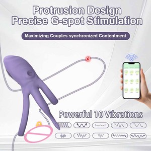 Anillo Vibrador para Pene con Tentáculos de Pulpo, Estimulador de Clítoris, Juguetes Sexuales para Adultos con Forma de Tentáculos para Hombres, Mujeres y Parejas - Product Image 2