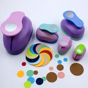 Paper Crafts Cardstock Gift Wrapping Greeting Cards Scrapbook Circle Punch Round Shape Lever Action Craft Punch Hole Punch