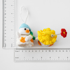 Cross-Border New Yarn Finished Goods Cheer Small Pendant Knitted Badminton Duckling Cute Animal Charm Zhejiang TSLZ-20221628 - Product Image 4