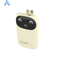 Alta calidad precio bajo 10000 mAh lindo oso cara forma batería de polímero de litio rápido mini banco de energía para PowerBand portátil