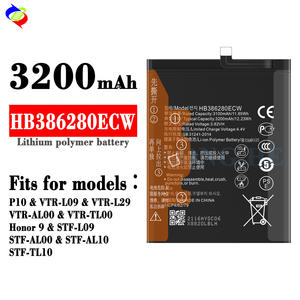 Batteria del telefono all'ingrosso di alta qualità da 3200mAh per batteria Huawei Ascend P10 - Product Image 2