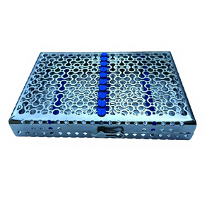 Juego de Instrumentos Dentales Quirúrgicos de 10 Piezas, Duradero y de Primera Calidad, con Bandeja para Casetes de Instrumentos Cortada con Láser, Material Hueco y Manual de Esterilización de Malla - Product Image 1