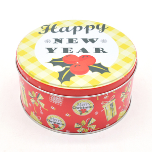 Vòng kim loại hộp cho ngọt ngào Biscuit Cookie <span class=keywords><strong>tin</strong></span> bao bì giáng sinh kẹo Quà tặng hộp thiếc Vòng Giáng sinh Cookie Quà Tặng <span class=keywords><strong>tin</strong></span> container - Product Image 5